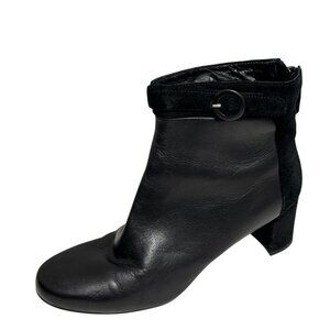Aquatalia by Marvin K Takeout Black Waterproof Ankle Boots Size 8.5